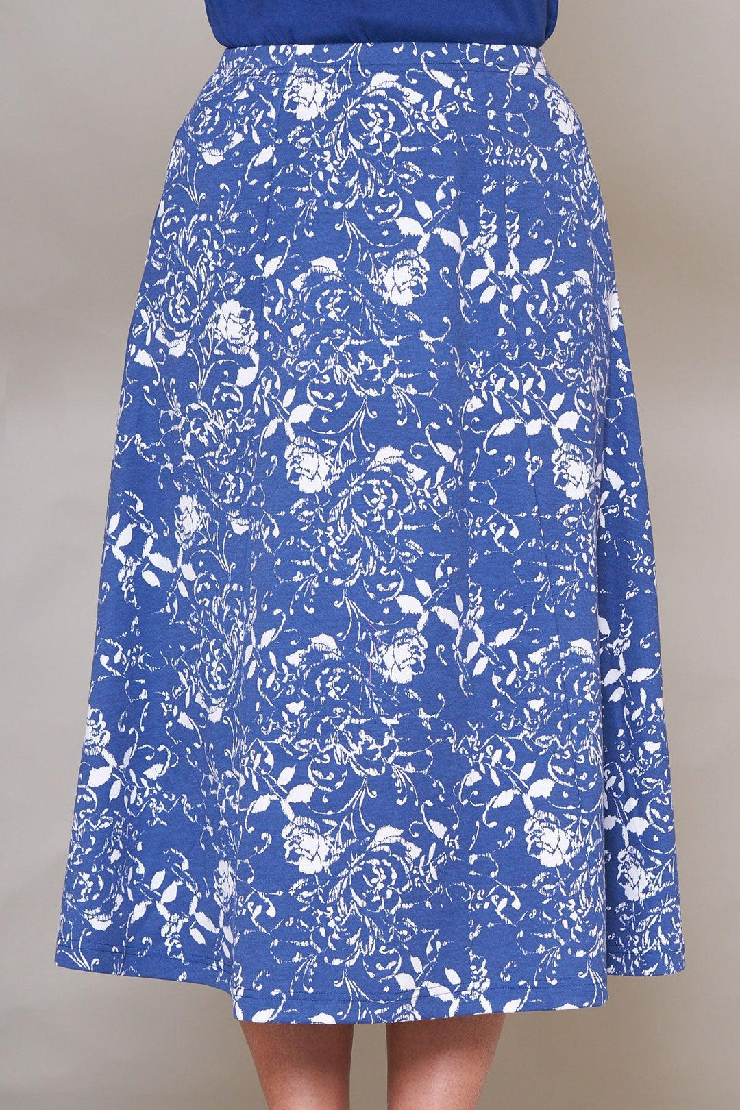 Poppy Floral Swirl Skirt - Carr & Westley