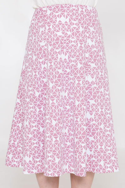 Poppy Geometric Print Skirt - Carr & Westley