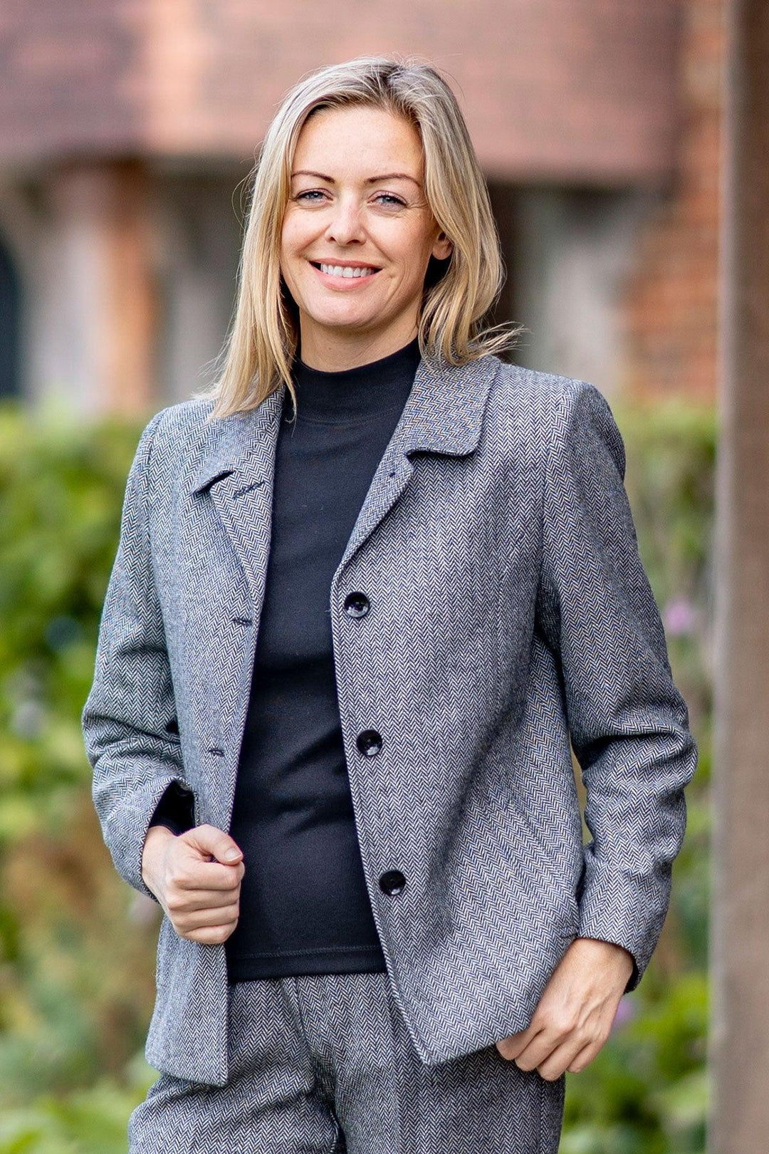 Herringbone Tailored Jacket - Carr & Westley