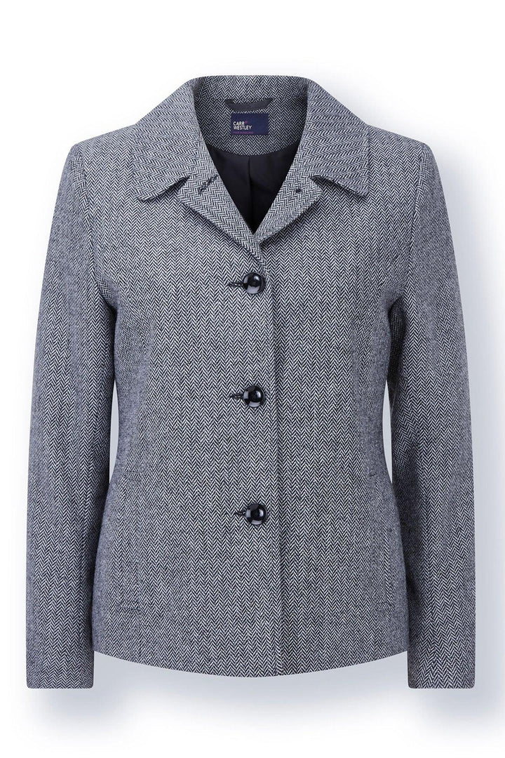 Herringbone Tailored Jacket - Carr & Westley