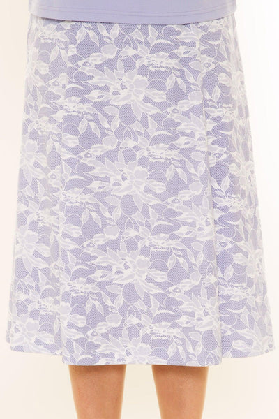 Poppy Lace Print Skirt - Carr & Westley