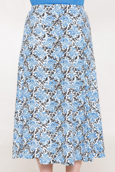 Poppy Leaf Trellis Print Skirt - Carr & Westley