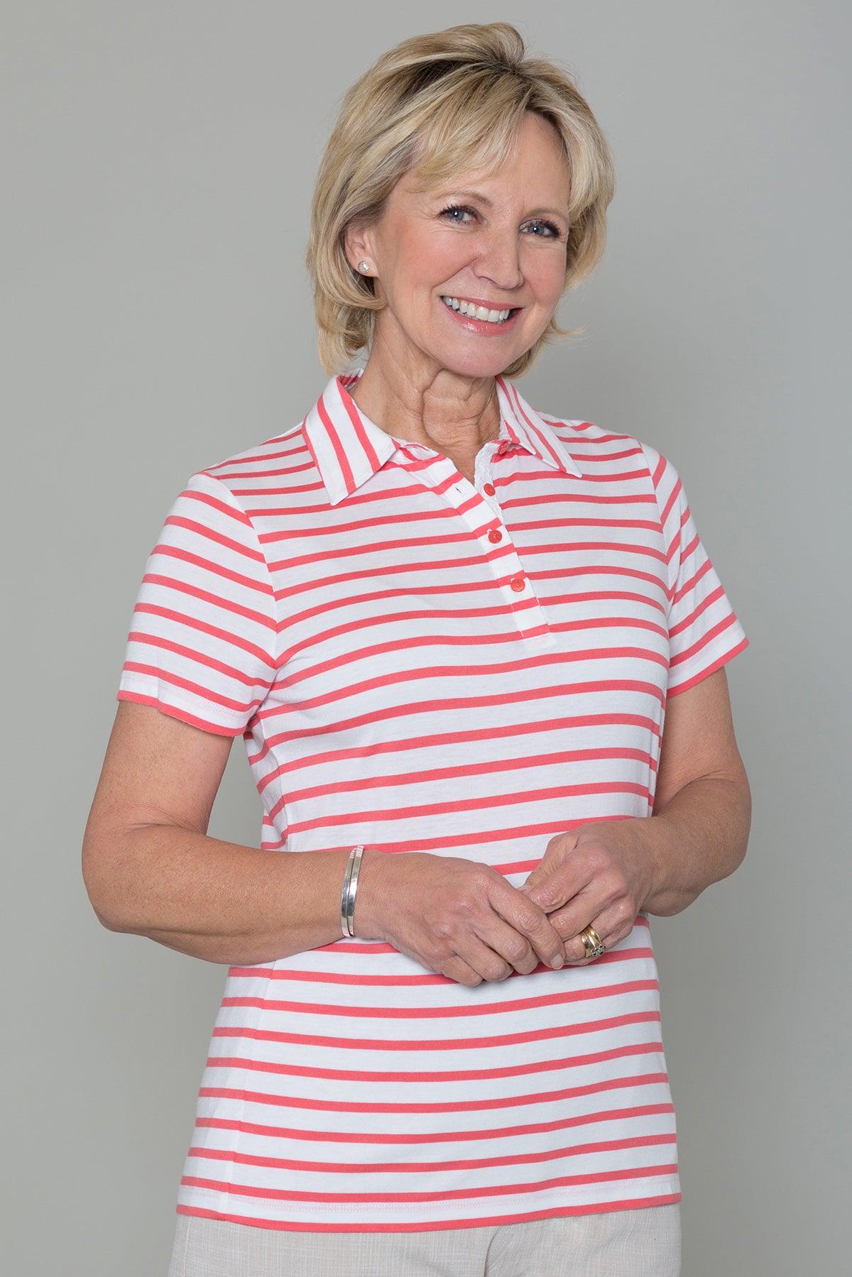 Marina Less Marina Polo Top - Betsy - Classic Women's Tops – Carr & Westley