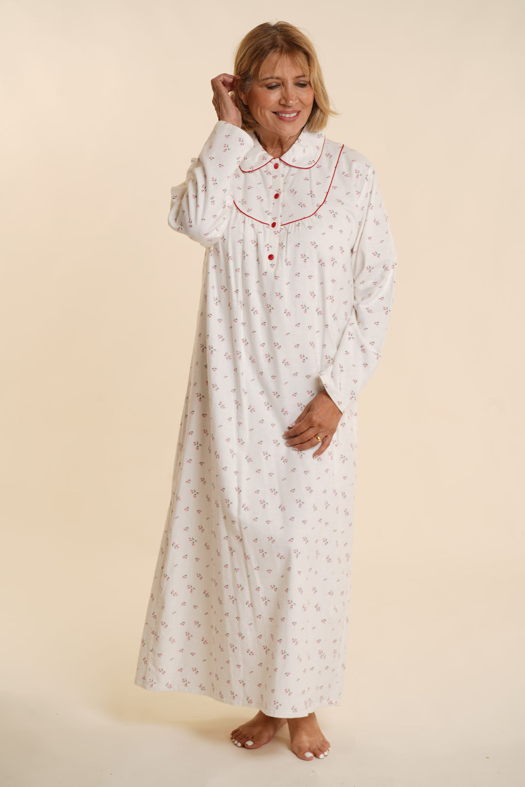 Tulip Collar Nightdress - 51"