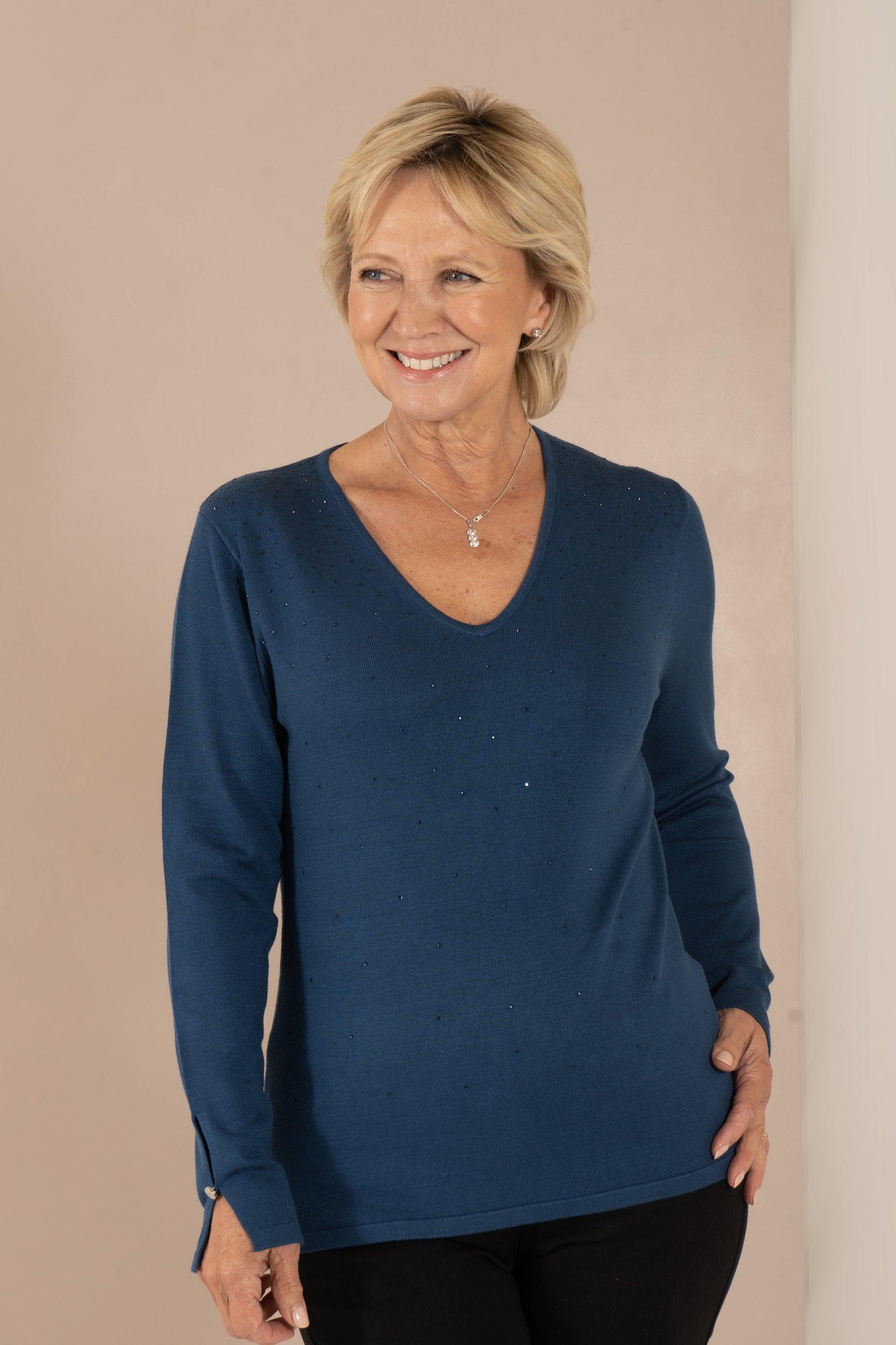 Opal Jumper - Marble - Classic Women's Knitwear – Carr & Westley