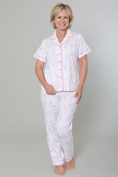 Rose Print Pyjamas - Carr & Westley