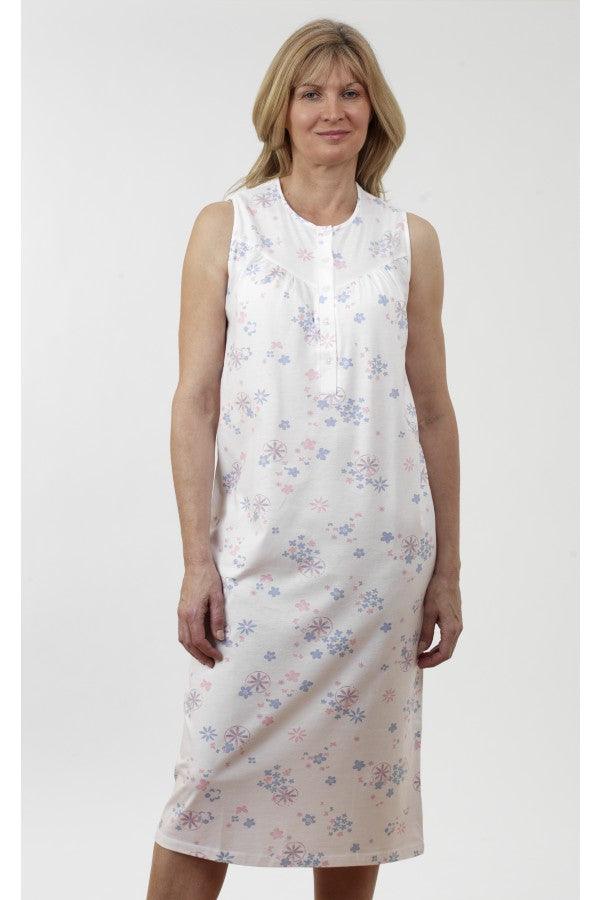 Sleeveless Floral Nightie - Carr & Westley