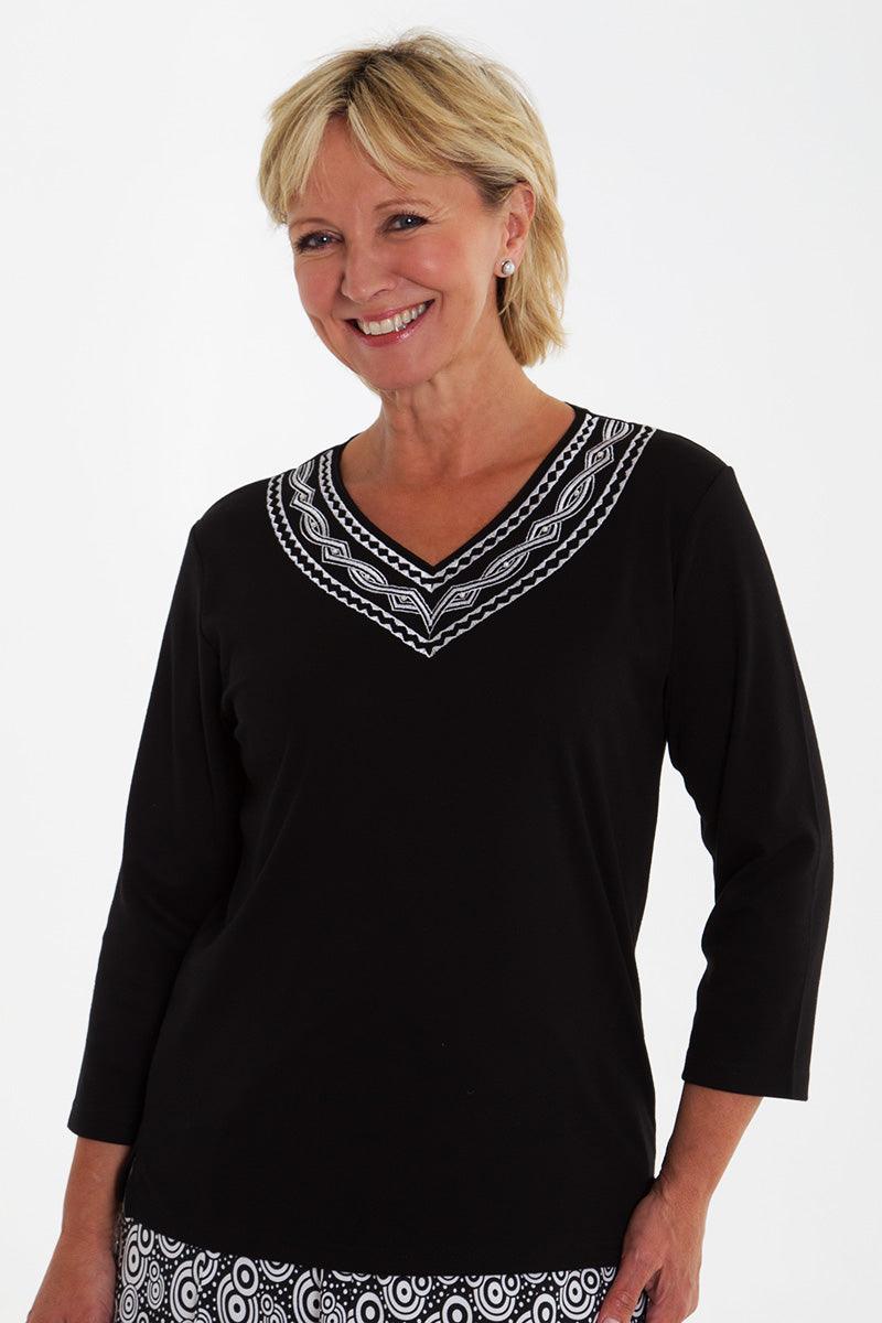 Poppy Stellar Neck Top - Carr & Westley