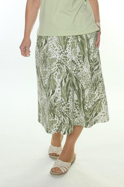 Tiger Fern Print Skirt - Carr & Westley