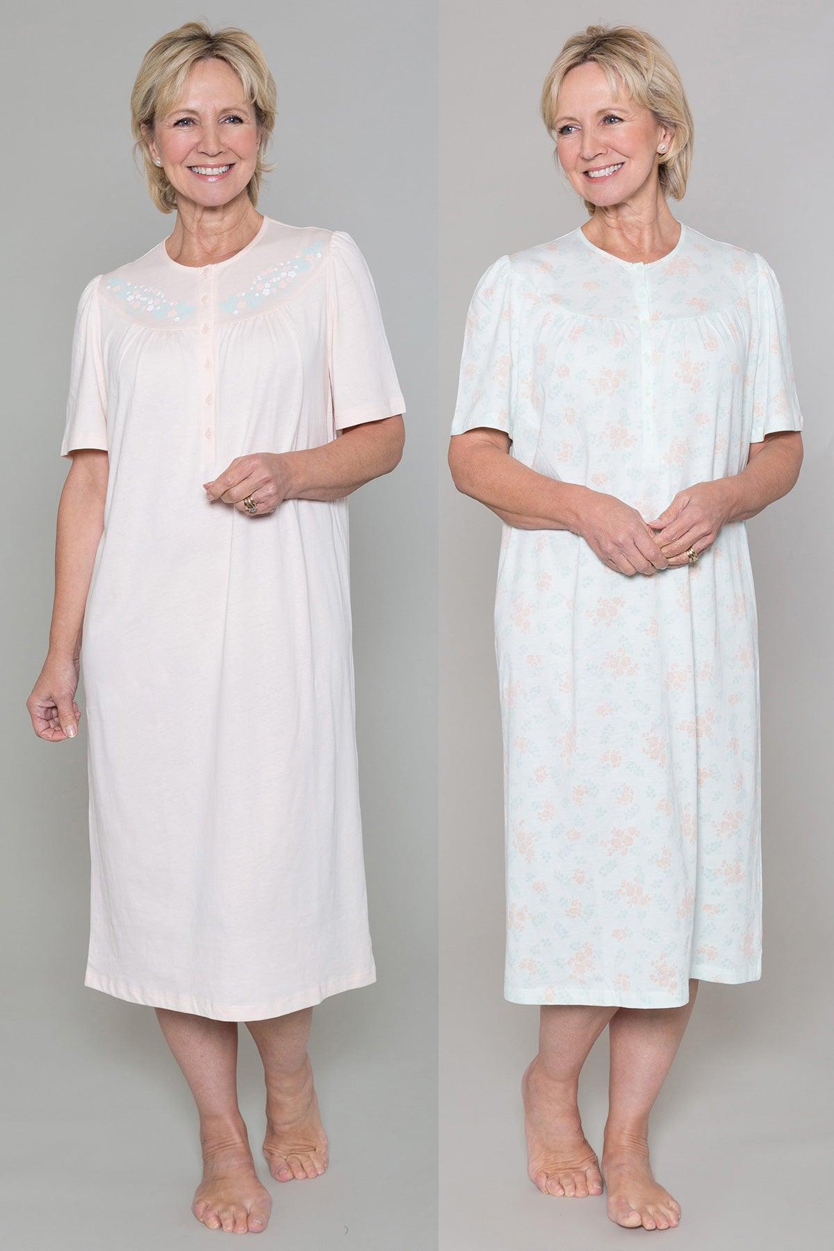 Marlon Jessica Ladies Nightie (1-Pack), Blue