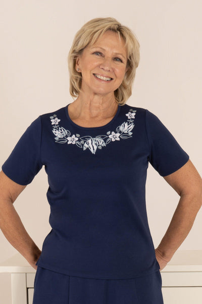 Safari Embroidered Top - Carr & Westley