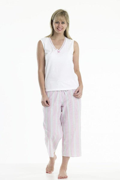 Striped Vest Pyjama - Carr & Westley