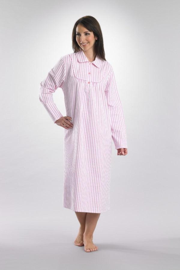 Double Brushed Cotton Nightdress - Carr & Westley