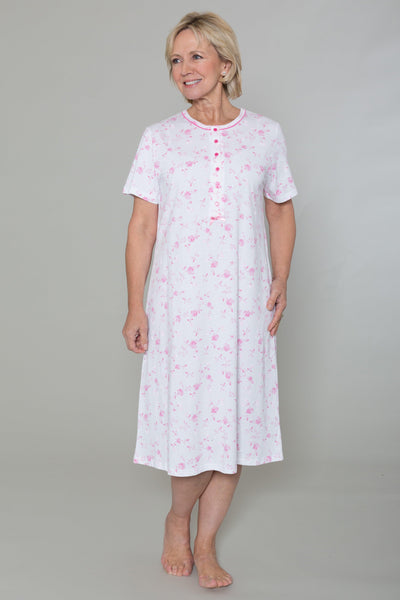 Bow Placket Nightdress - Carr & Westley