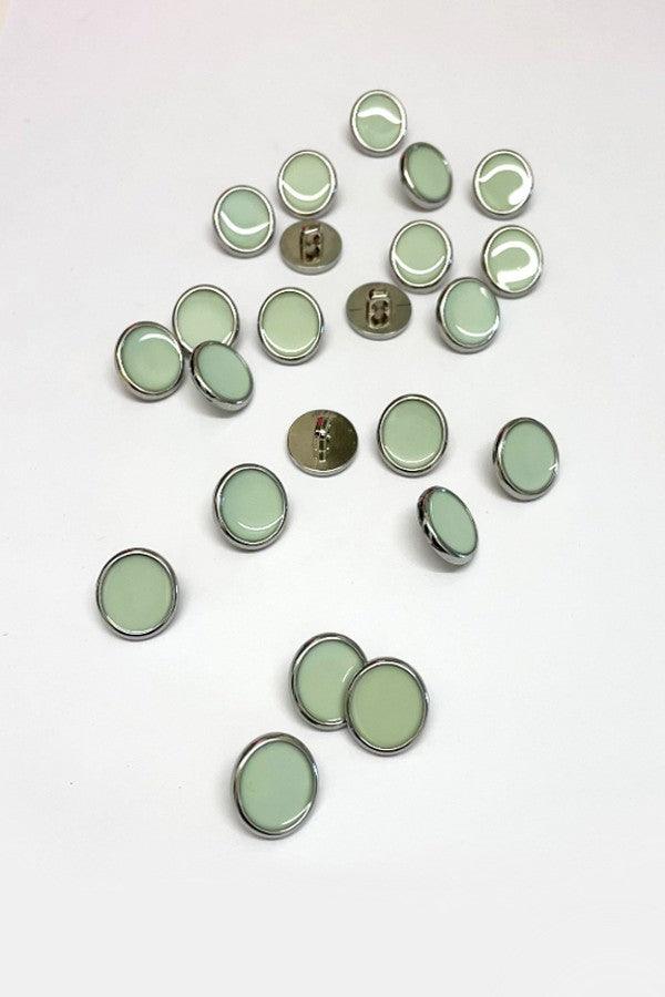 Silver Mint Buttons – Carr & Westley