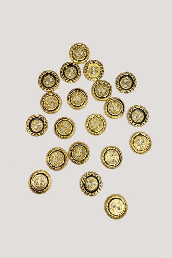 Utility Gold Buttons Gold Metallic Buttons – Carr & Westley
