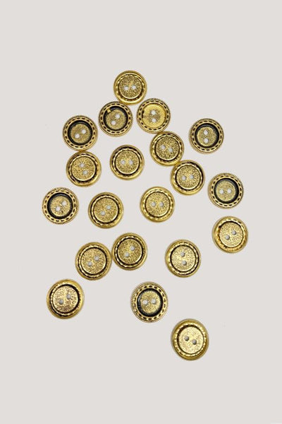 Gold Metallic Buttons - Carr & Westley