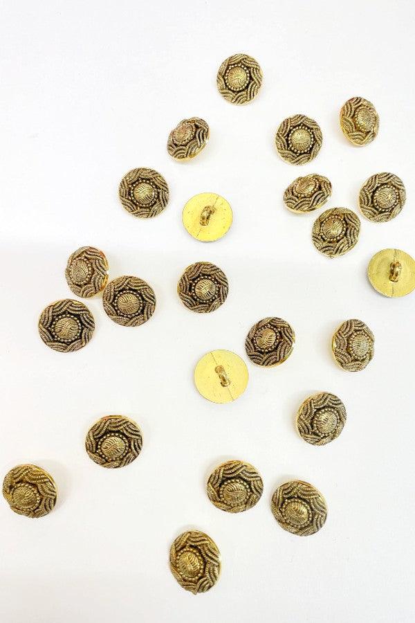 Gold Detail Button - Carr & Westley