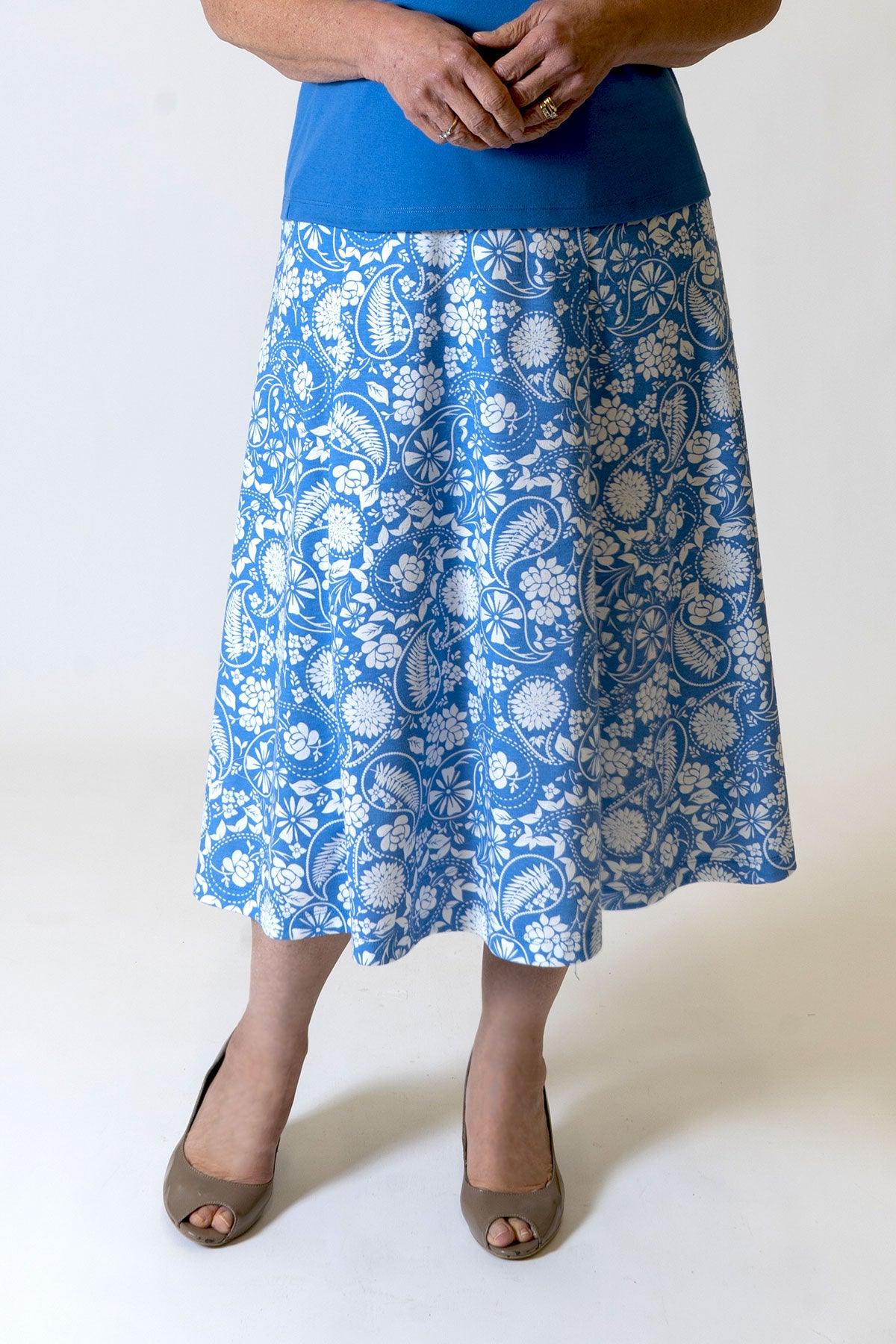 Poppy Paisley Skirt - Carr & Westley